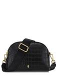 Czarna torebka damska croco TOREC-0036E-97(Z25)