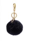 Granatowy brelok pompon BRELOK-117A-69(Z25)