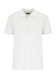 Biała koszulka polo męska POLMT-0045A-12(W24)