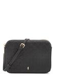 Czarna listonoszka damska z monogramem TOREC-0205F-98(Z25)