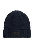 Granatowa czapka męska w jodełkę CZAMT-0057-69(Z25)
