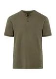 Koszulka polo męska w kolorze khaki POLMT-0061-55(W25)