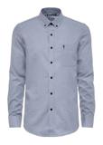 Blue cotton men's shirt KOSMT-0299-62(Z24)