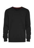 Black men's sweater with logo SWEMT-0159-99(Z24)