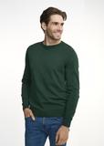 Zielony sweter męski basic SWEMT-0114-54(Z23)