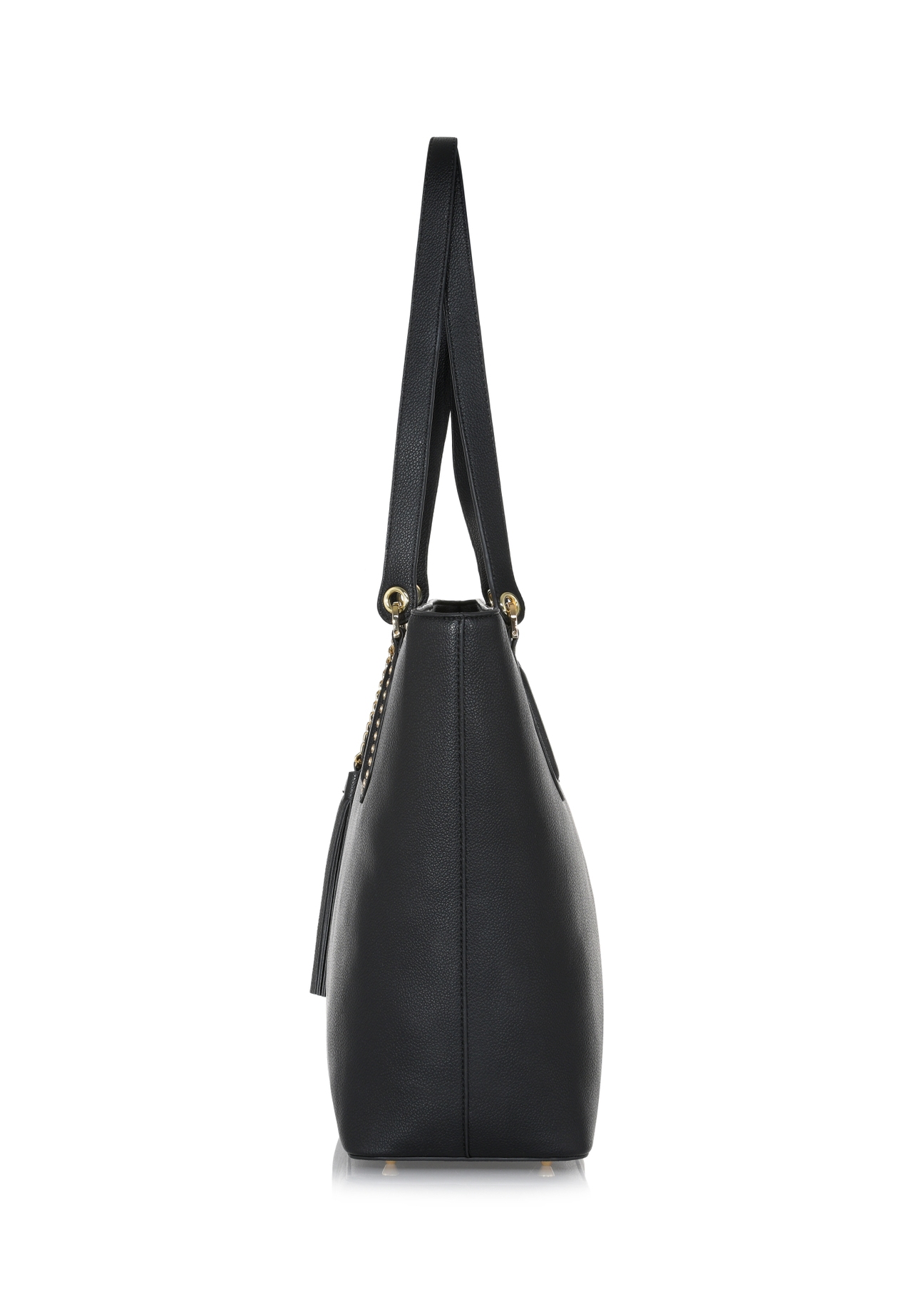 Czarna damska torebka shopper TOREC-0905A-99(W25)-04