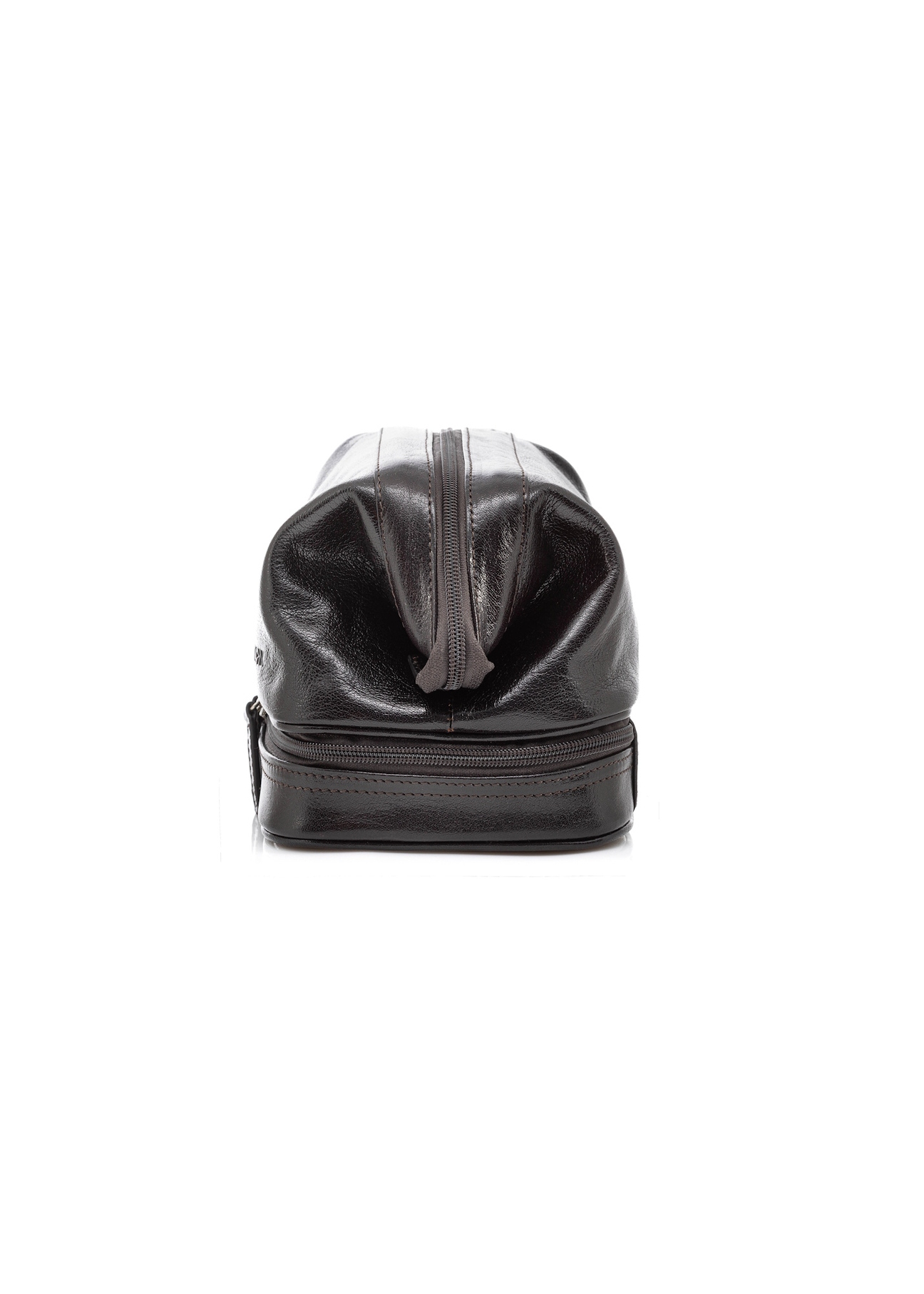 Kosmetyczka męska z połyskiem TORMS-0479-99(Z25), widok produktu z boku na białym tle.