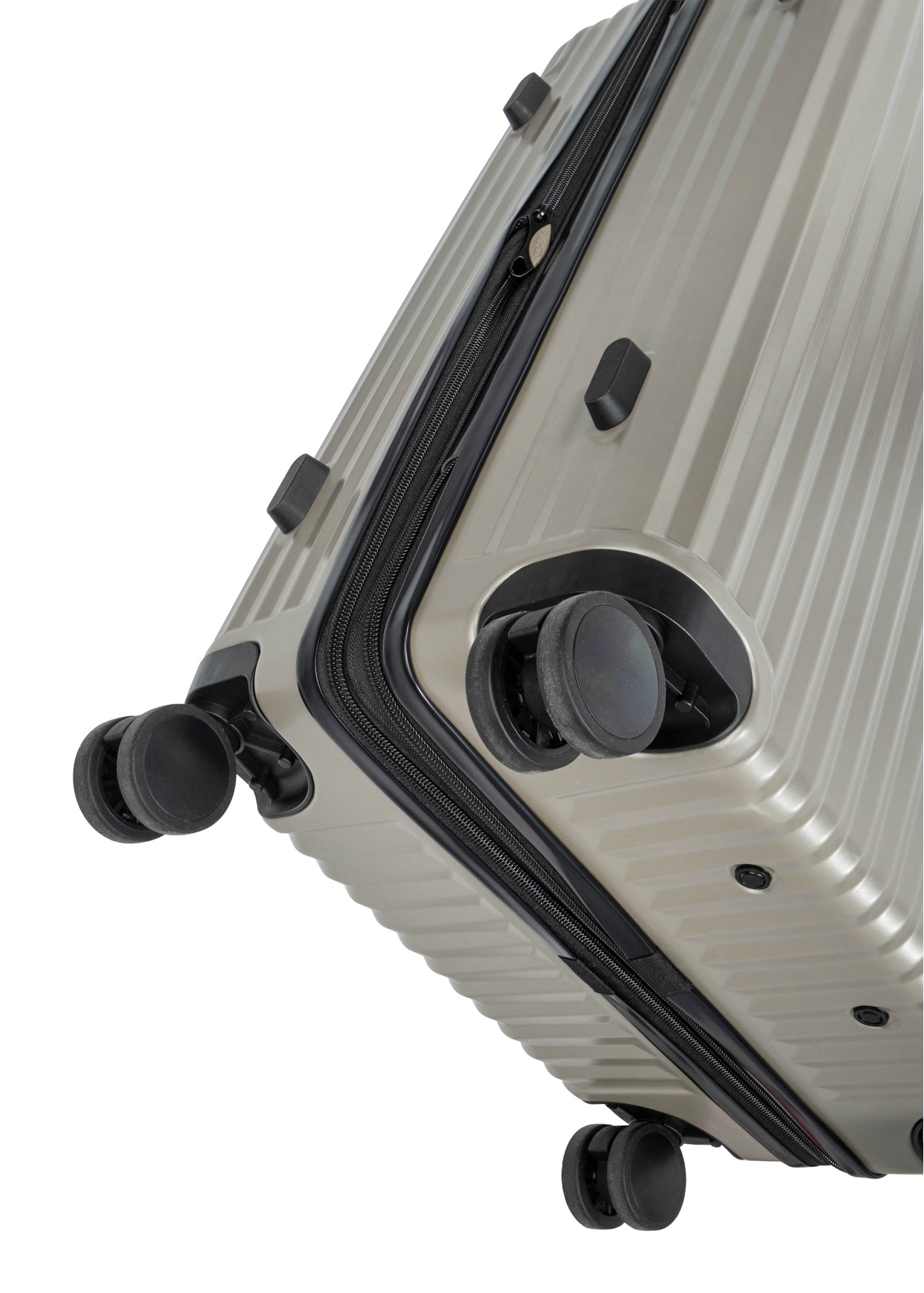 Walizka duża na kółkach WALAB-0073-2X-28(W26), widok kółek produktu na białym tle.