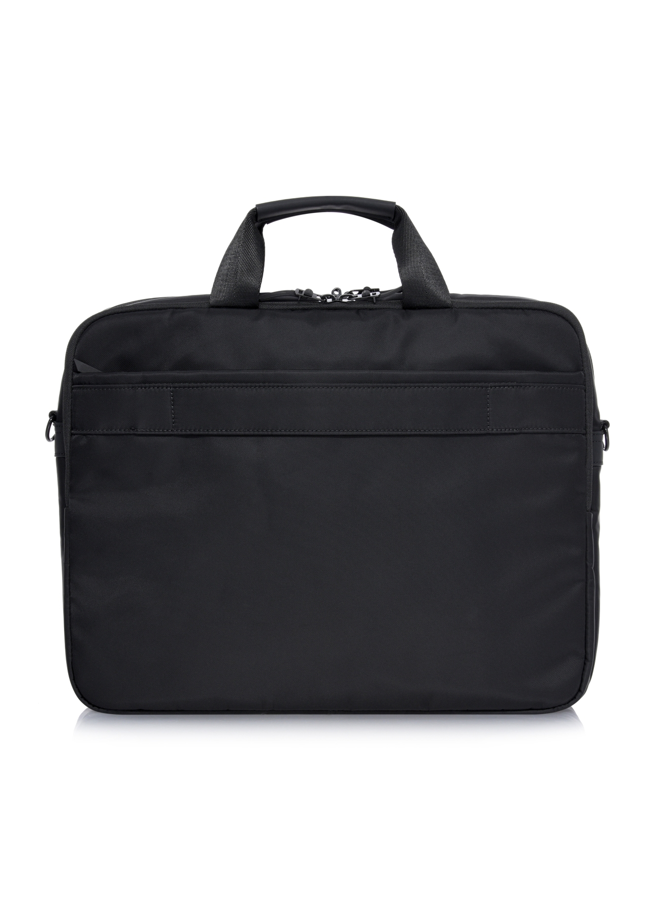 Czarna teczka męska z kieszenią  na laptop TORMN-0312-99(W24)-02