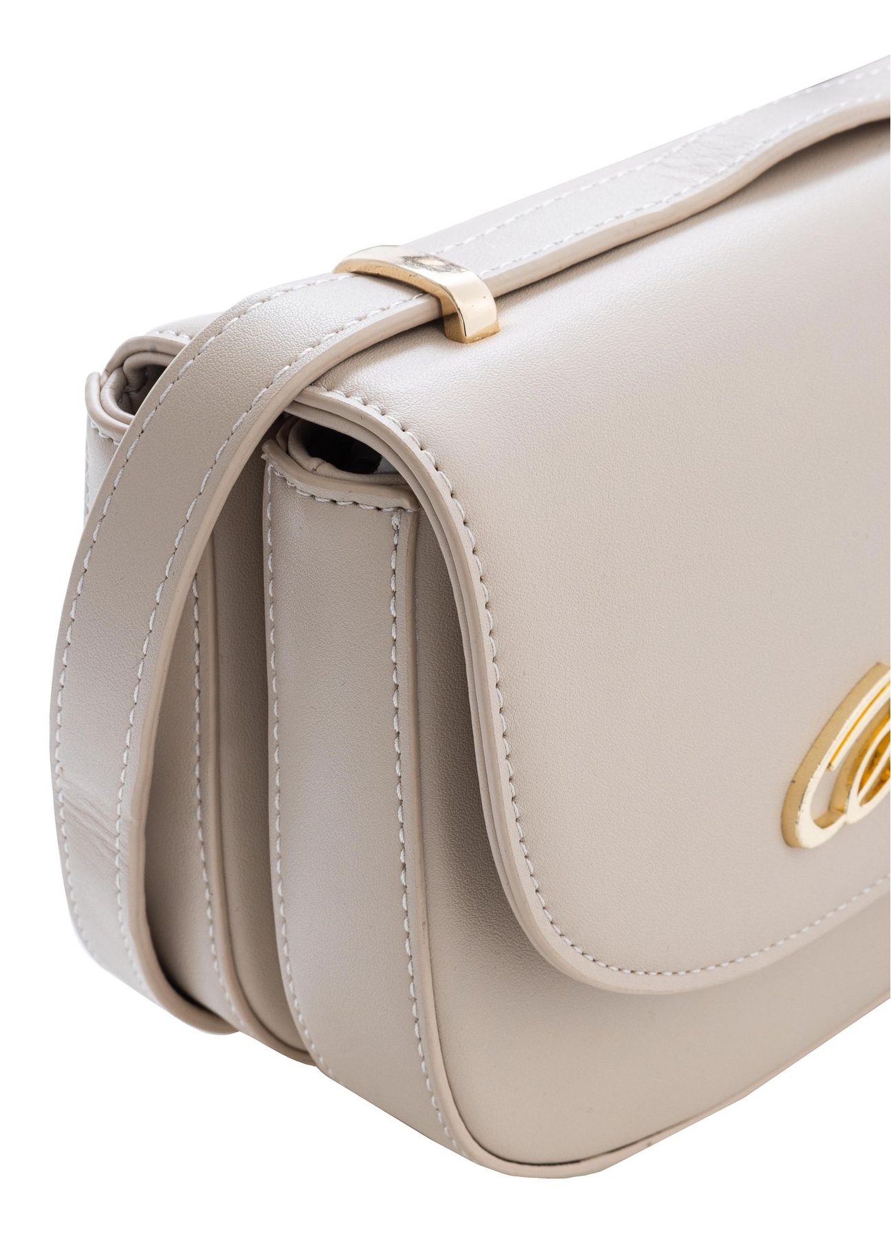 Torebka damska typu saddle bag z logo TOREC-0757-11(W23)-06