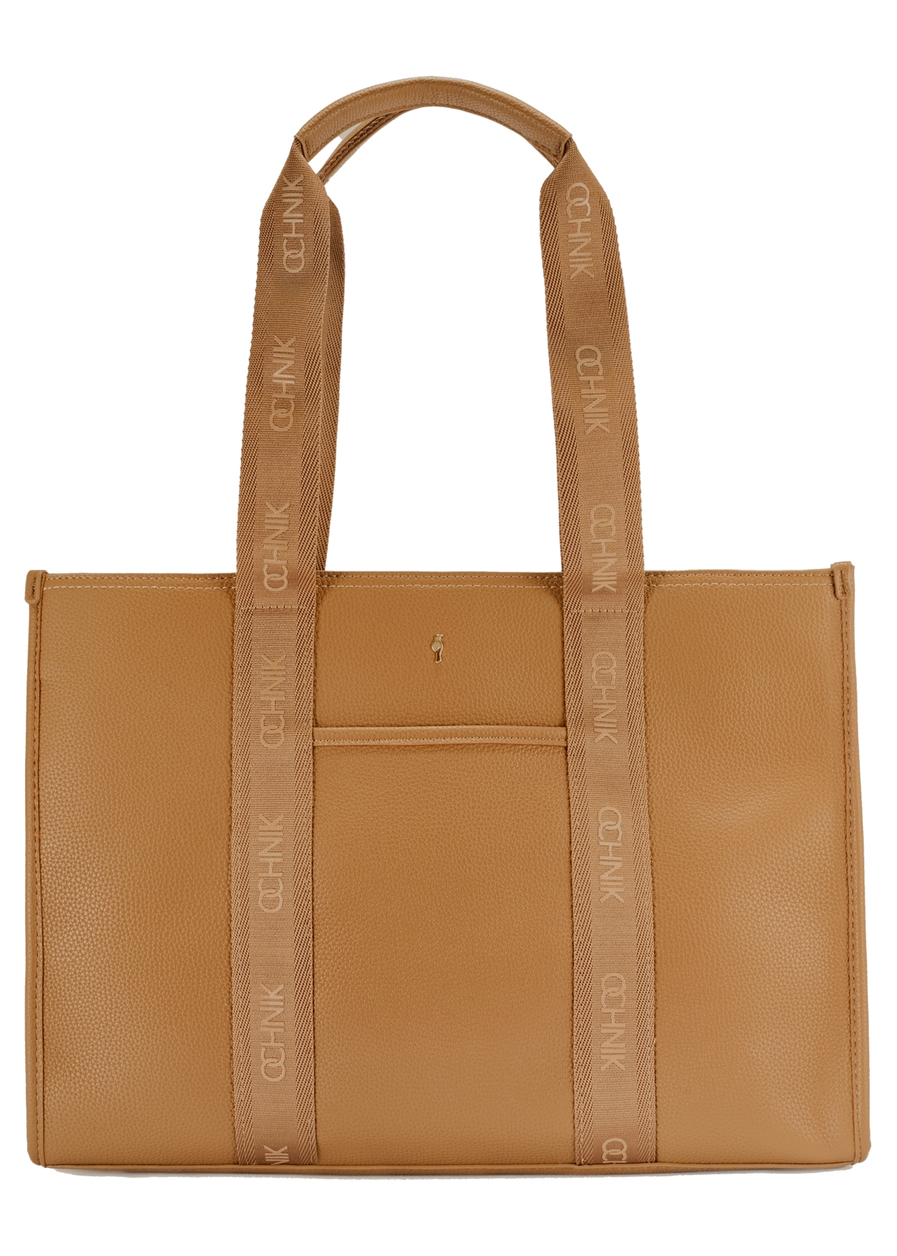 Duża torebka shopper camelowa TOREC-0977A-24(Z25)
