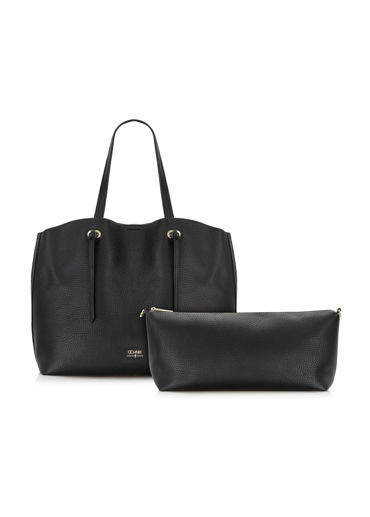 Duża czarna torebka shopper TOREC-0995A-99(Z25)
