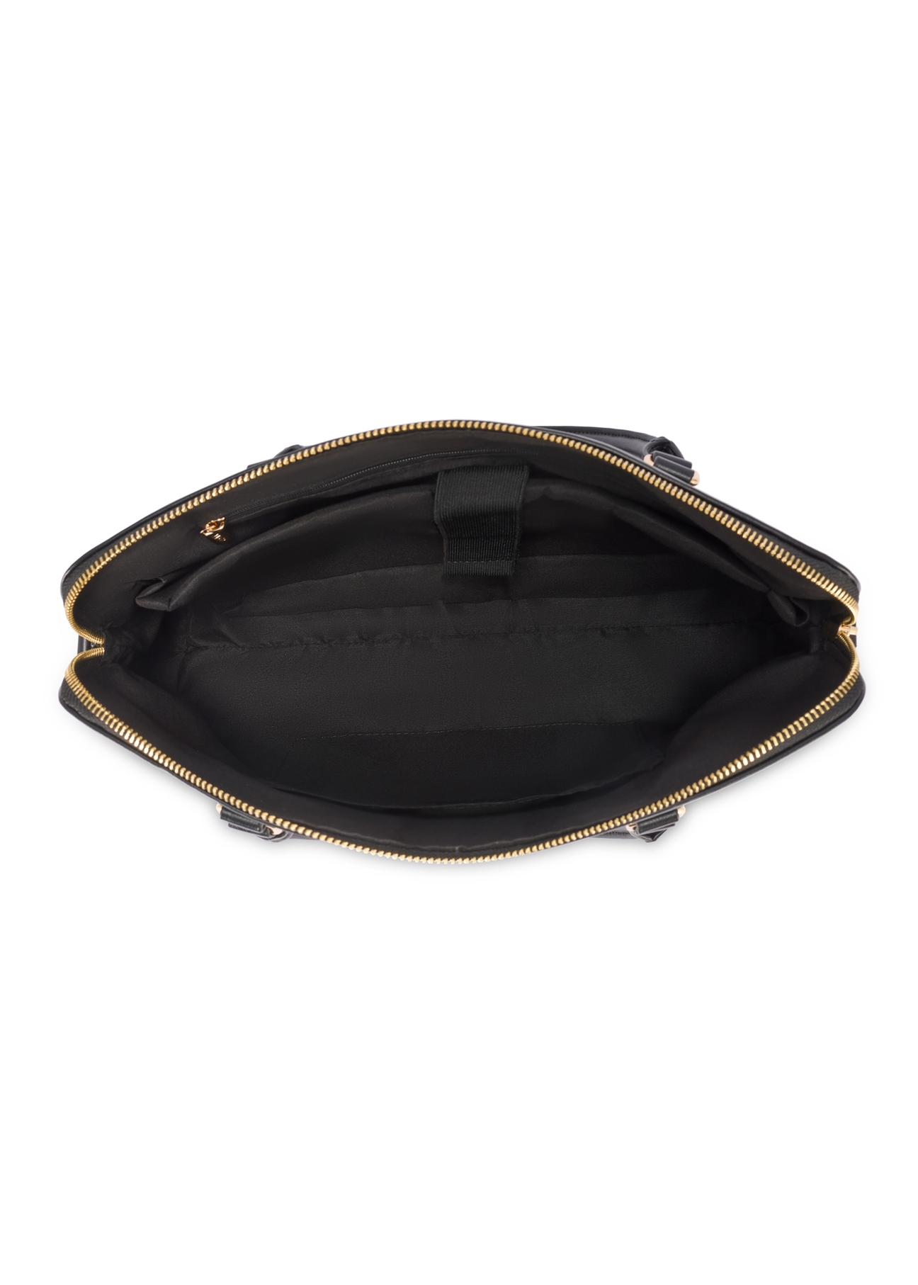 Czarna damska torba na laptopa TOREC-1130-99(W26), widok produktu w środku na białym tle.