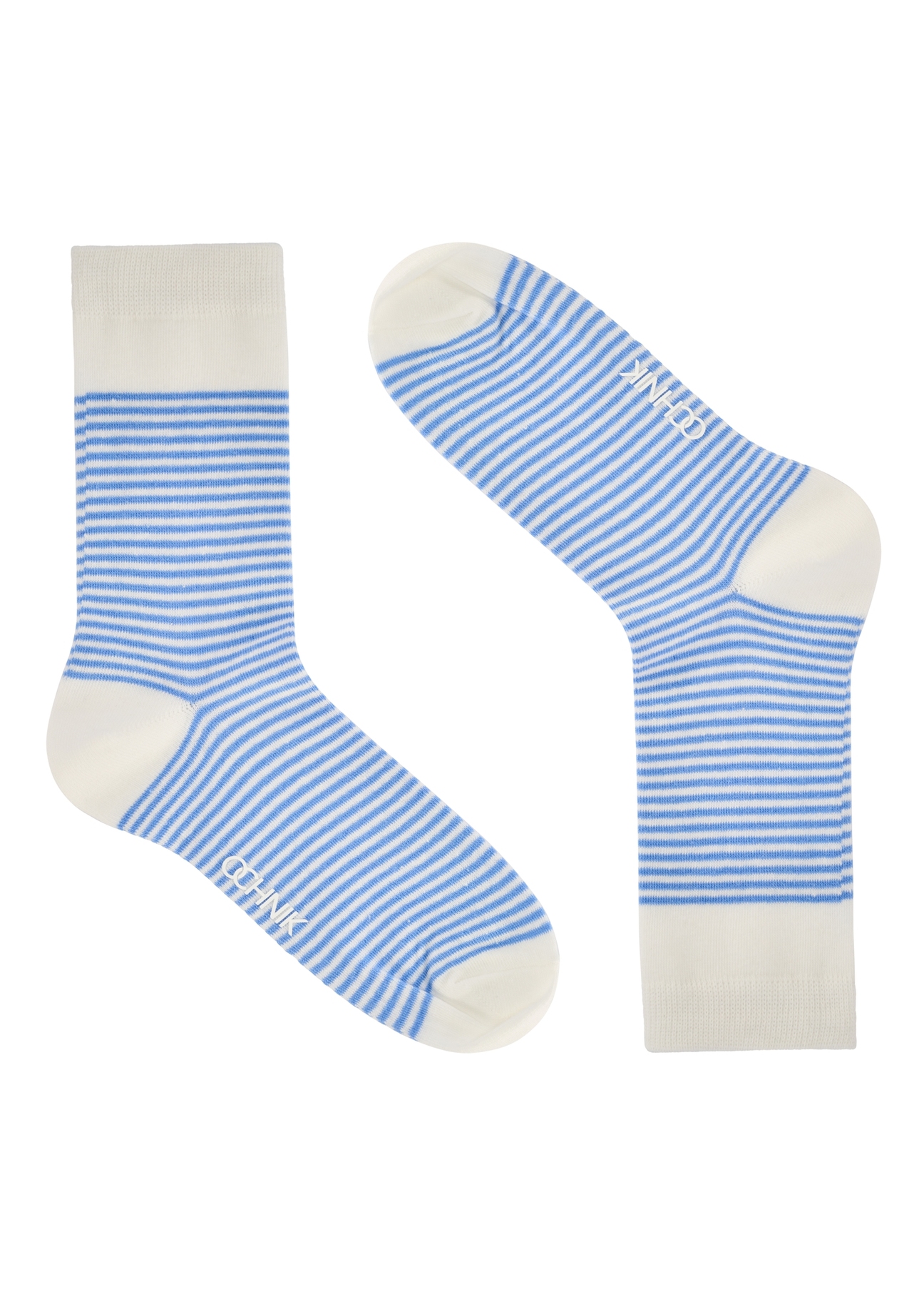 Zestaw długich skarpet damskich ZESDT-0043-0P(W26) - widok produktu od góry, na białym tle. 