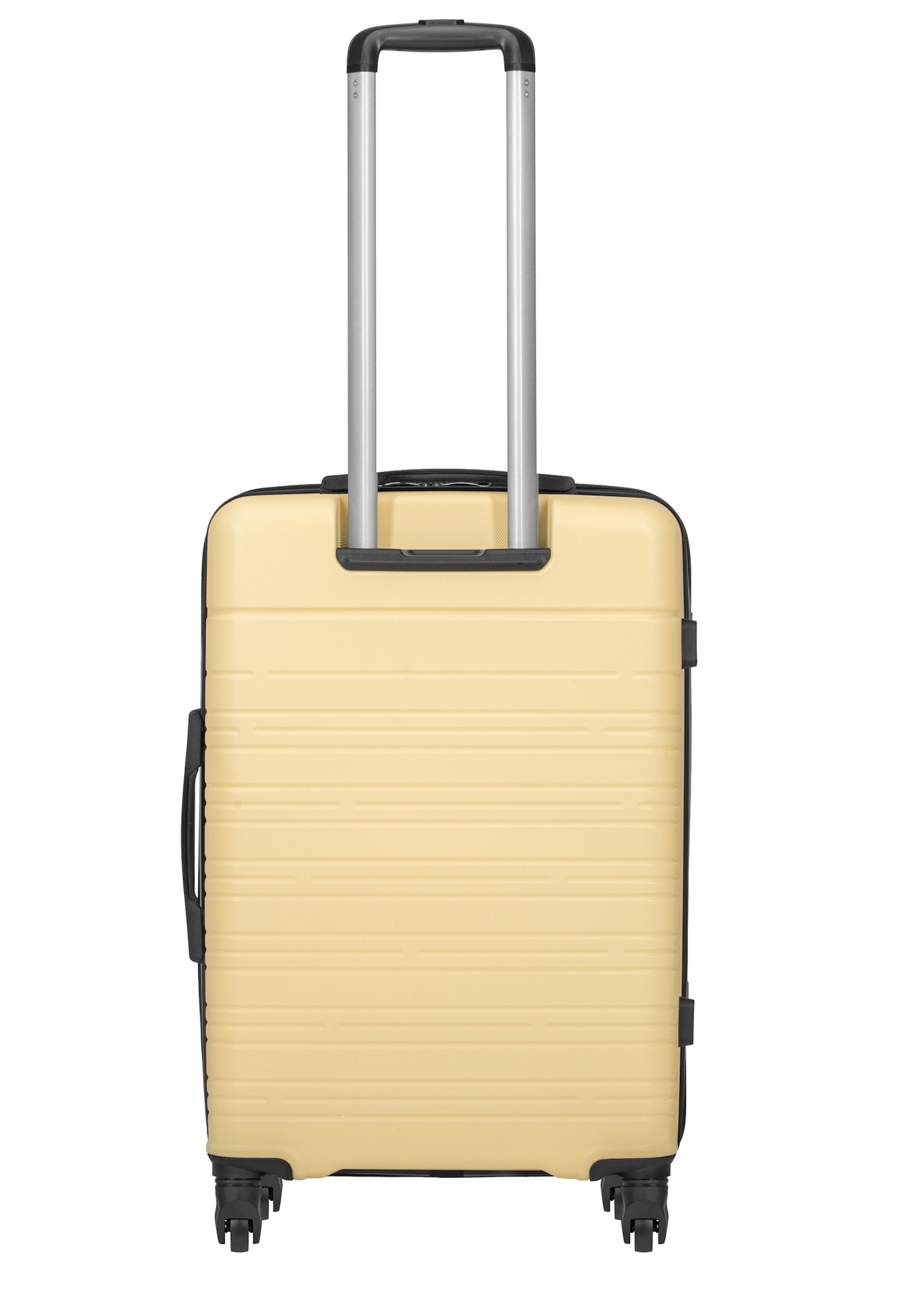 Walizka średnia na kółkach WALAB-0083-2B-24(W26) - widok produktu z tyłu, na białym tle.