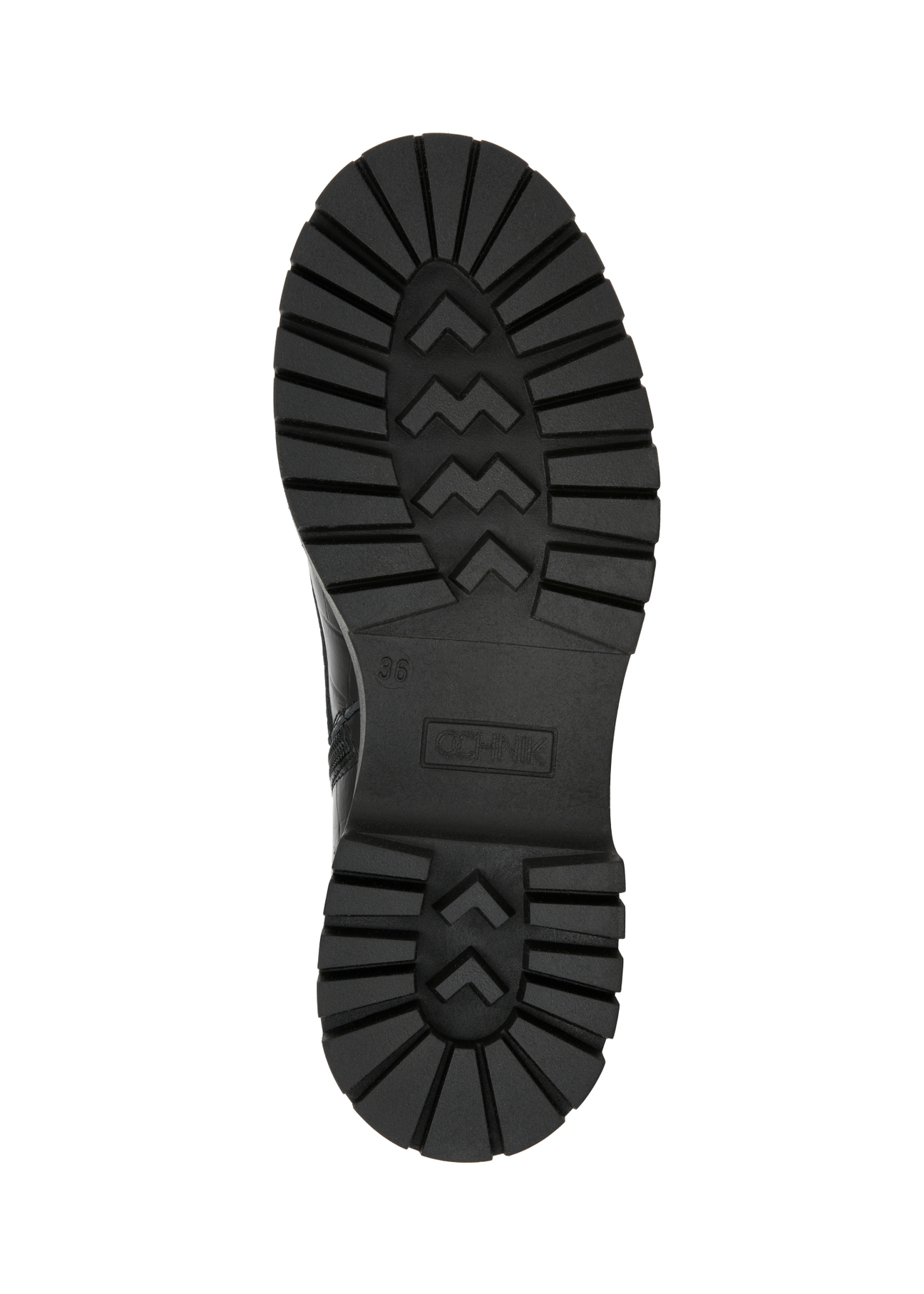 Czarne skórzane botki damskie croco BUTYD-1038-99(Z23)-04