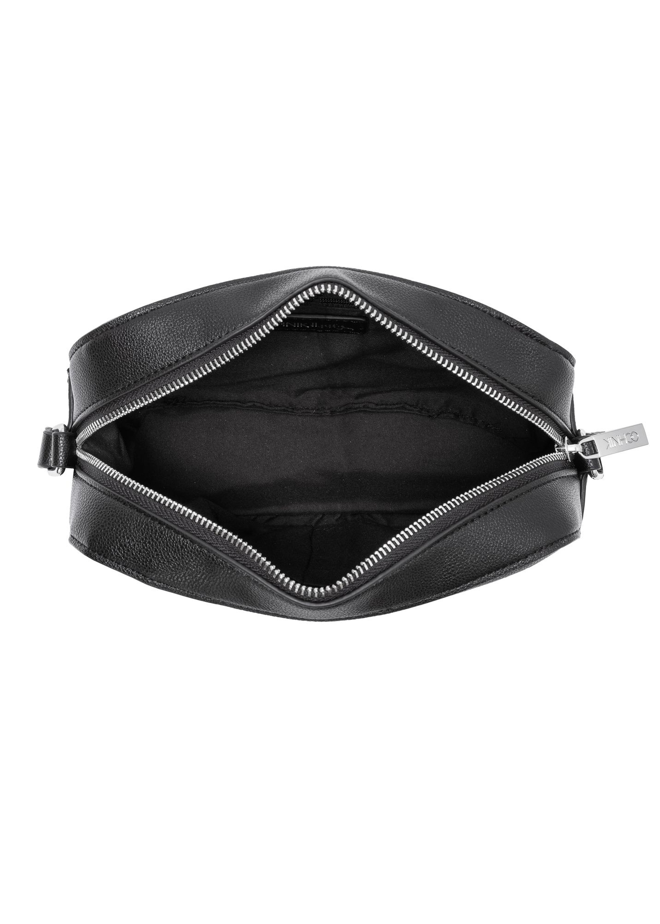 Czarna torebka damska z jetowym logo TOREC-0833-99(Z23)-05
