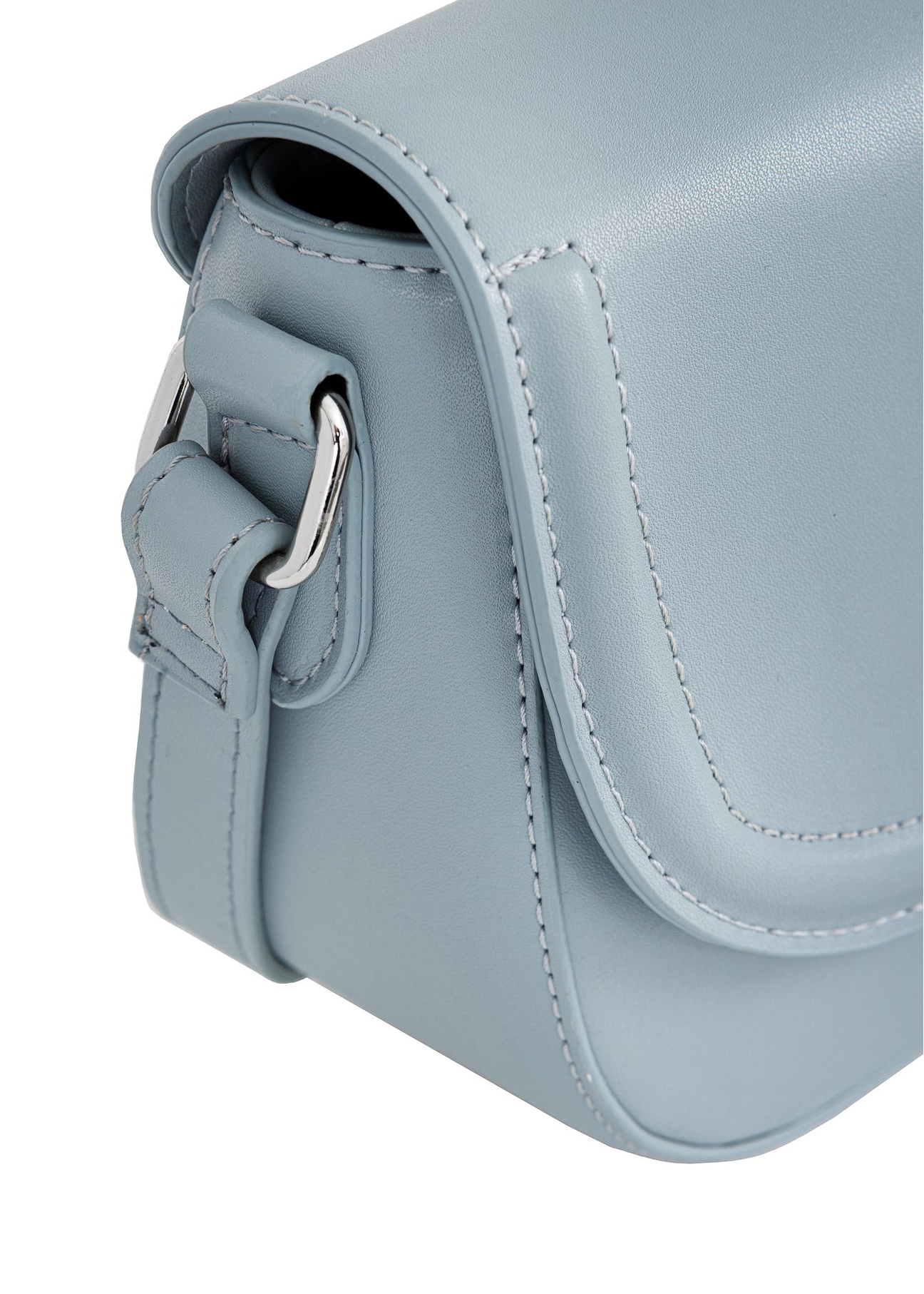 Niebieska torebka damska typu saddle bag TOREC-0758-61(W23)-06