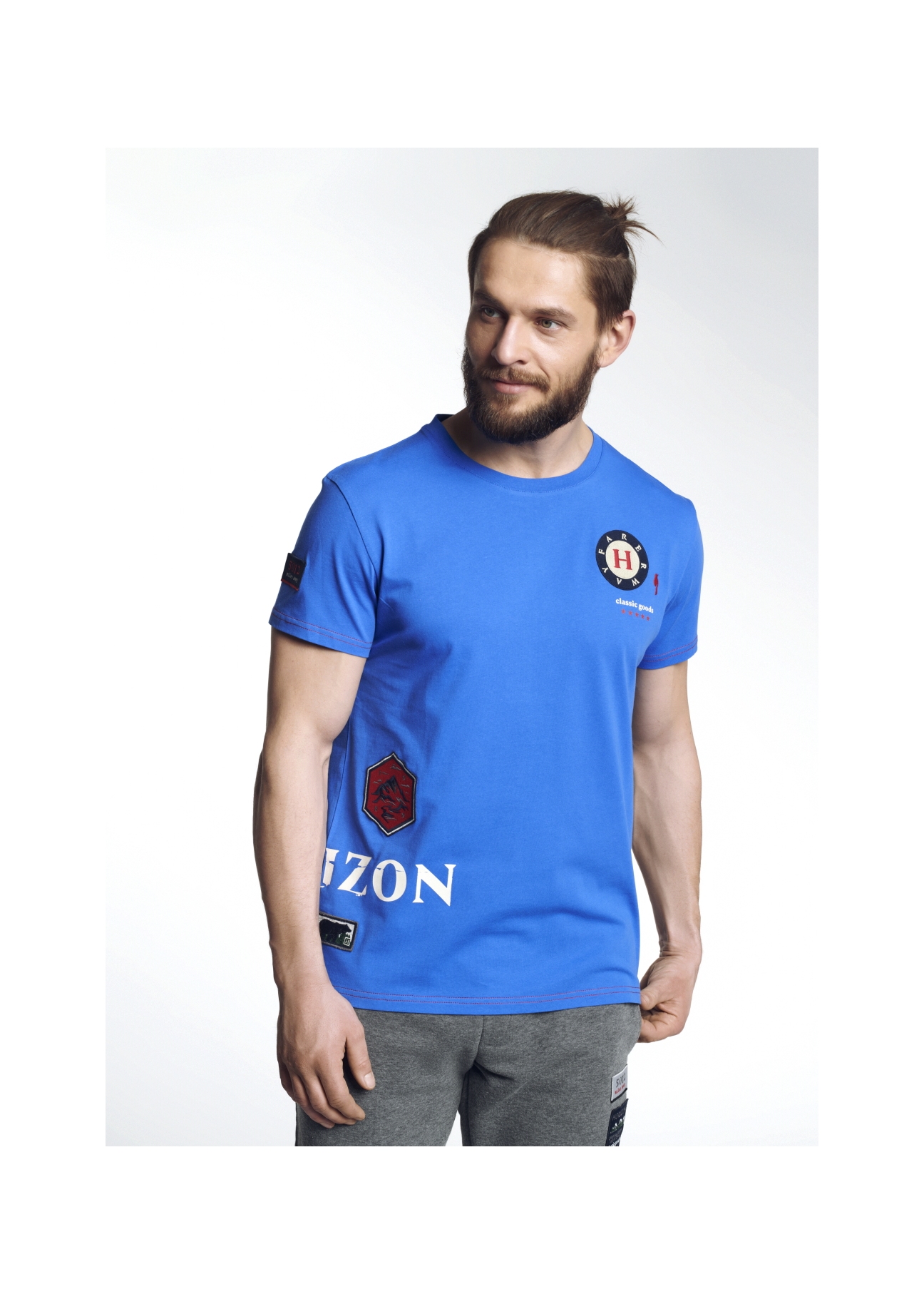 T-shirt męski TSHMT-0041-61(W21)-01