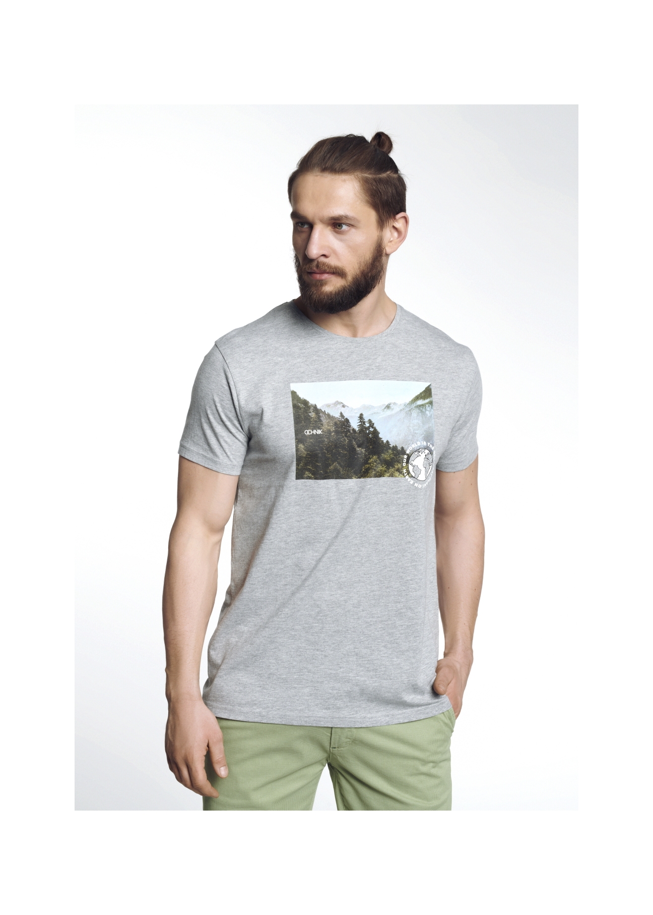 T-shirt męski TSHMT-0059-91(W21)-01