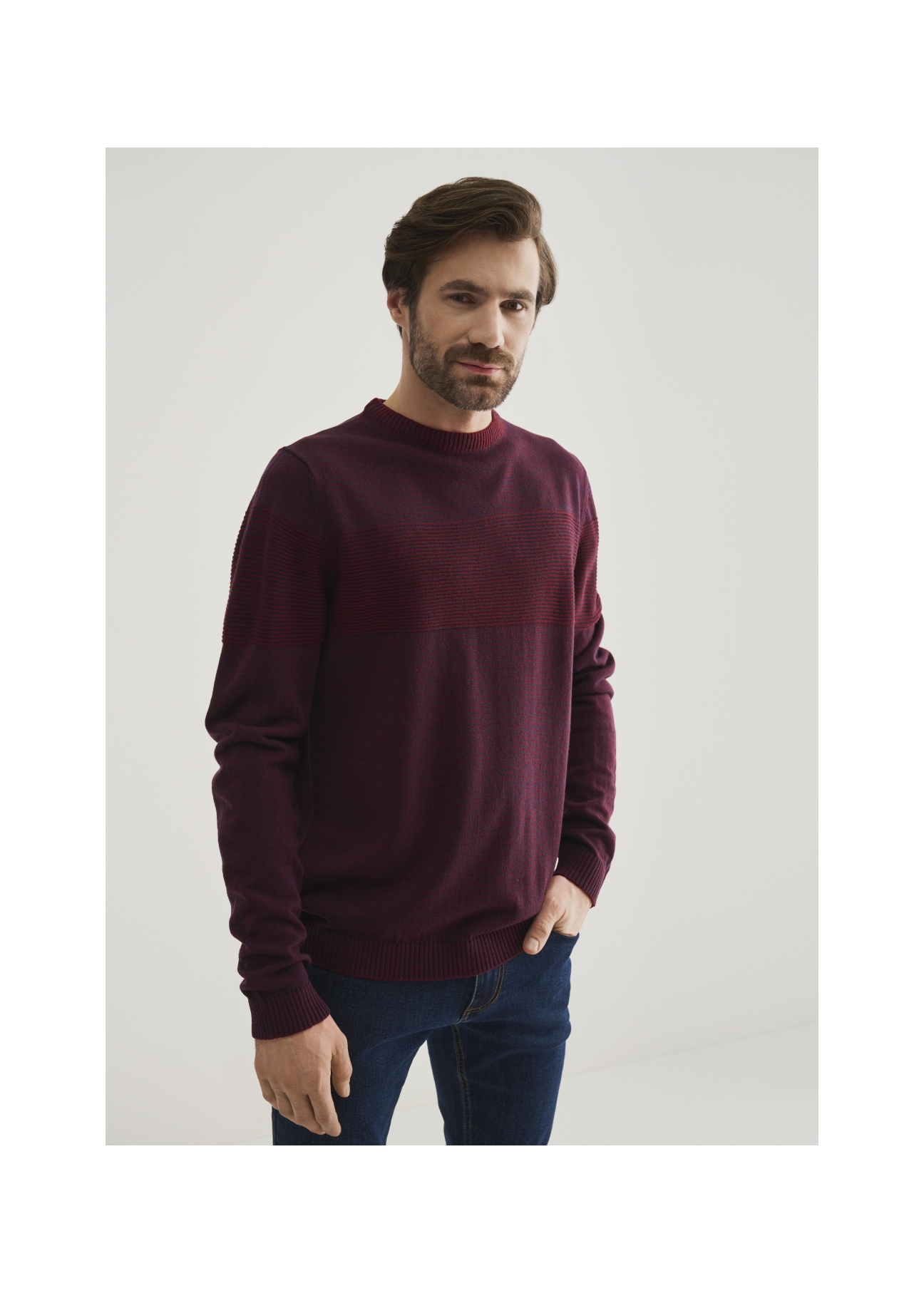 Sweter męski SWEMT-0111-49(W22)-01