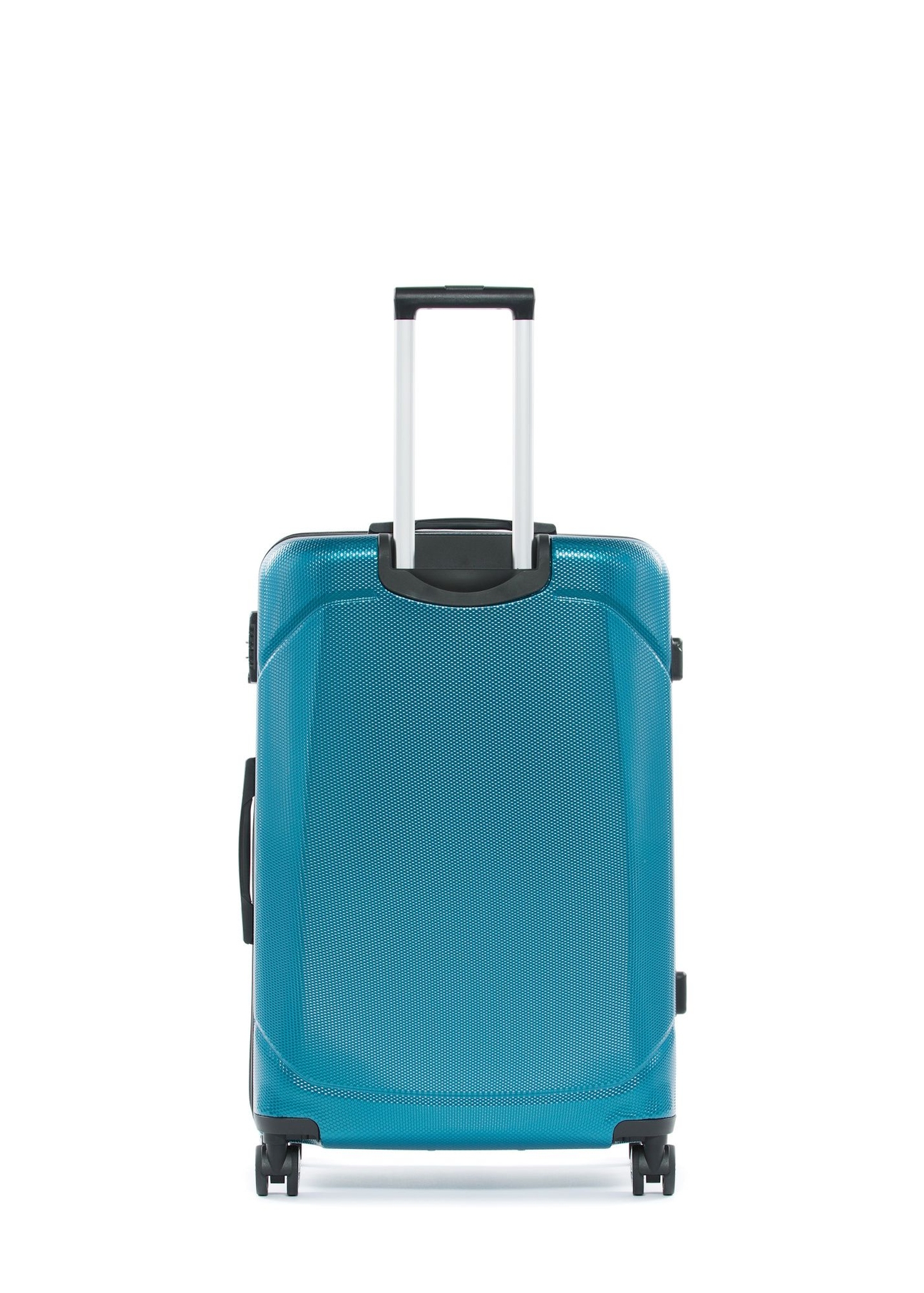 Walizka duża na kółkach WALPC-0014-7B-28(W26), widok produktu z tyłu na białym tle.