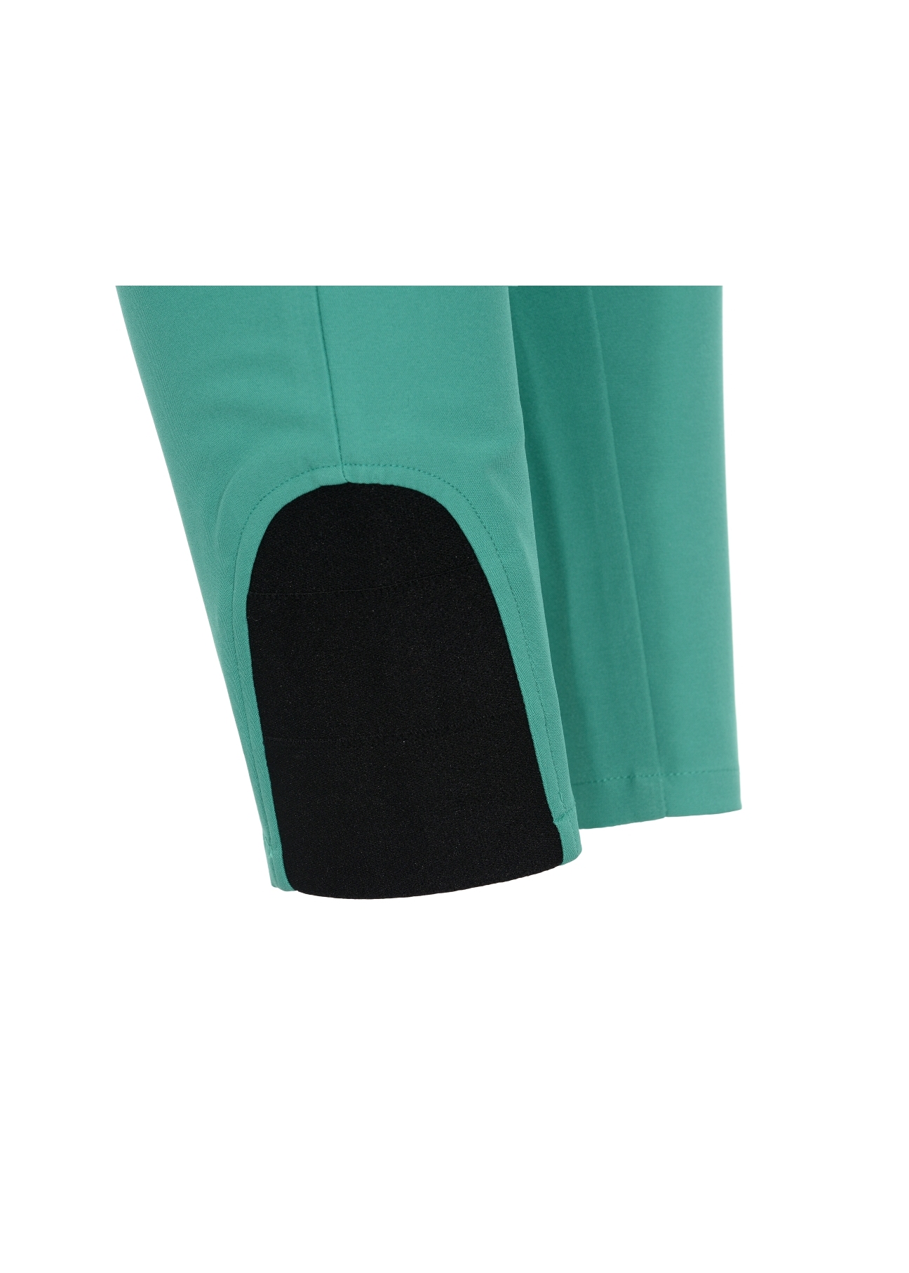 Szmaragdowe spodnie damskie SPODT-0031-51(W19)-03