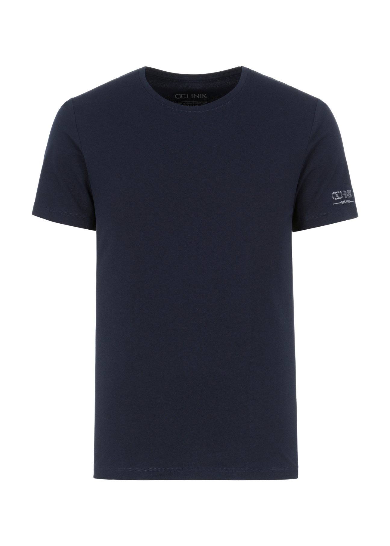 Zestaw T-shirtów męskich basic ZESMT-0040-00(KS),widok produktu z przodu na białym tle.