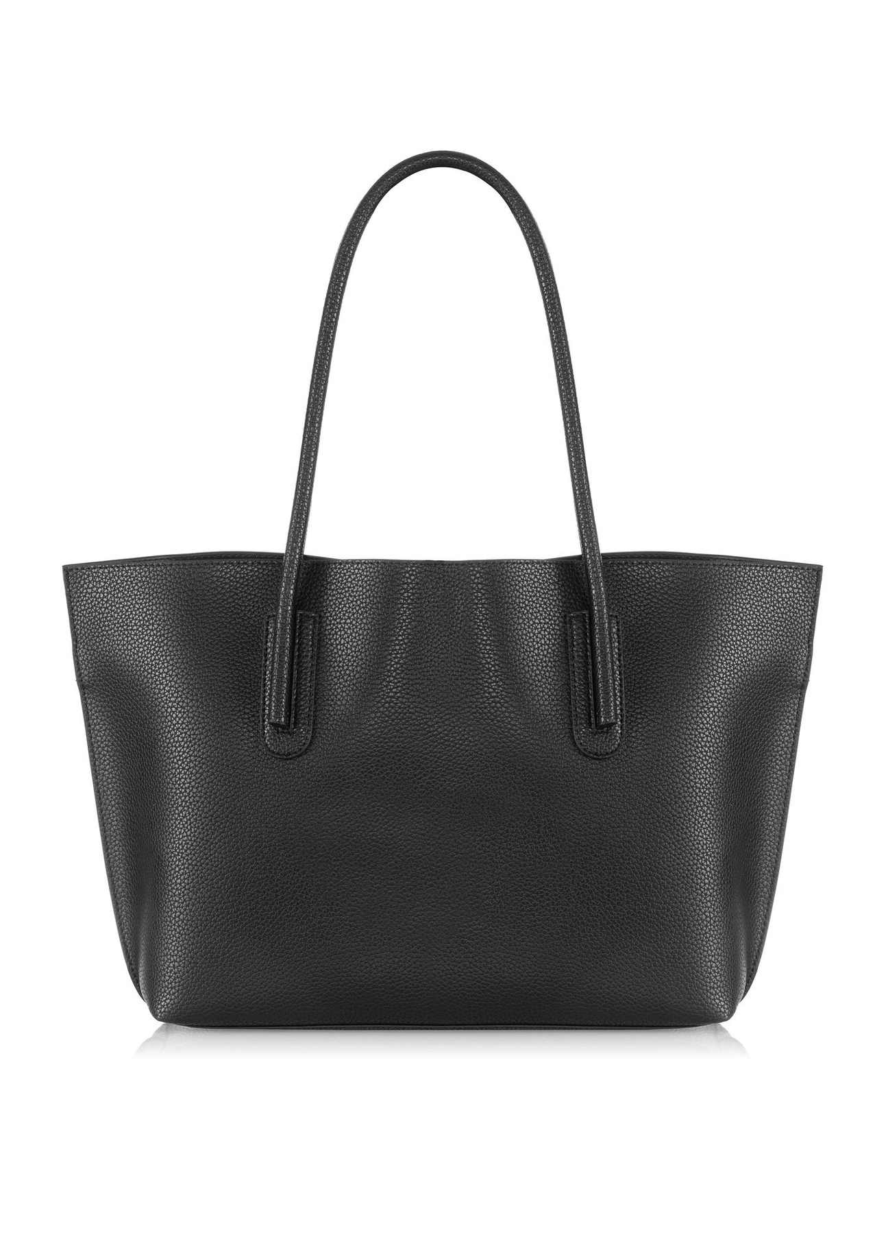 Czarna torebka shopper damska TOREC-0938-99(W24)-04
