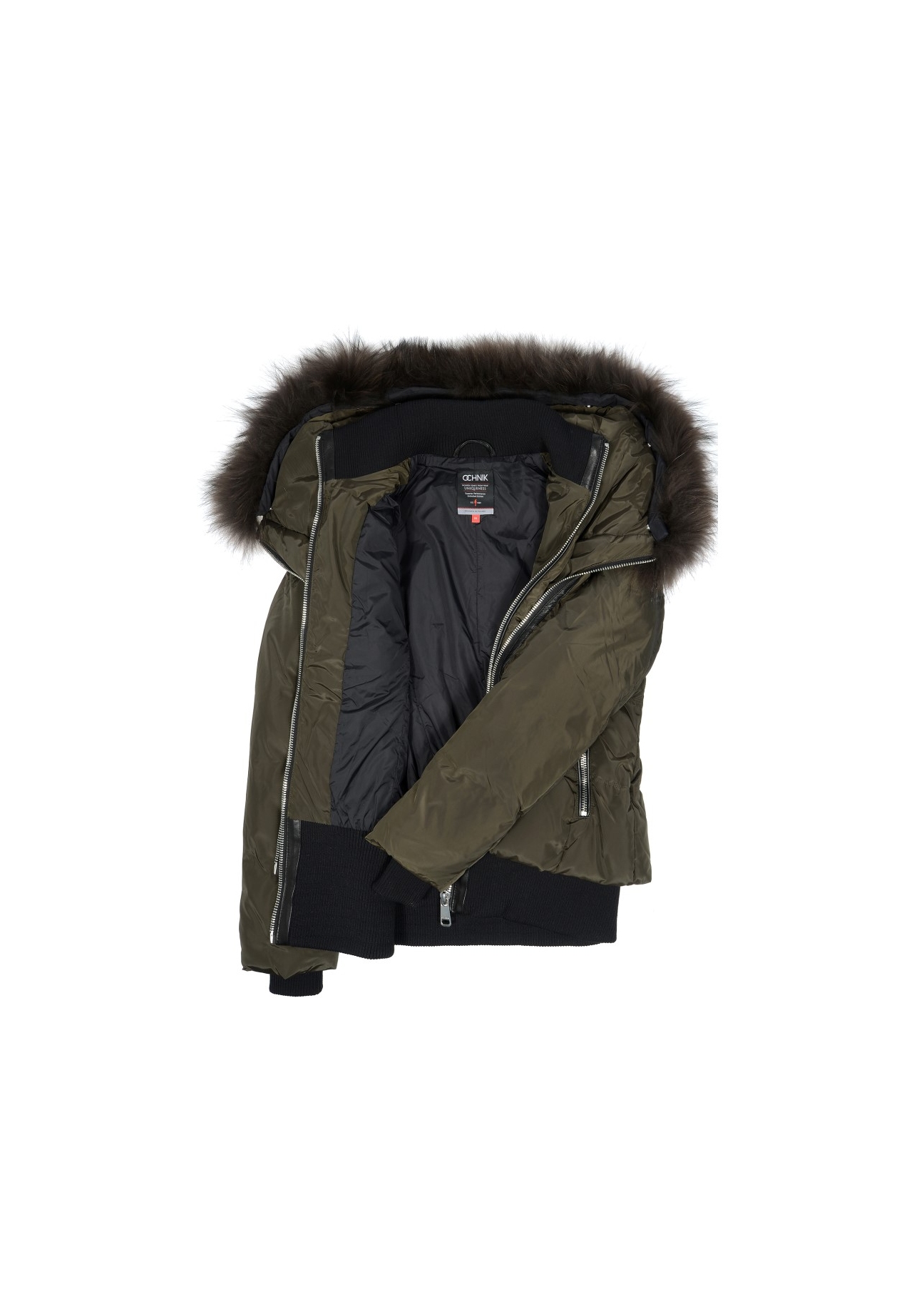 Kurtka puchowa damska typu bomber jacket KURDT-0053-57(Z19)-05