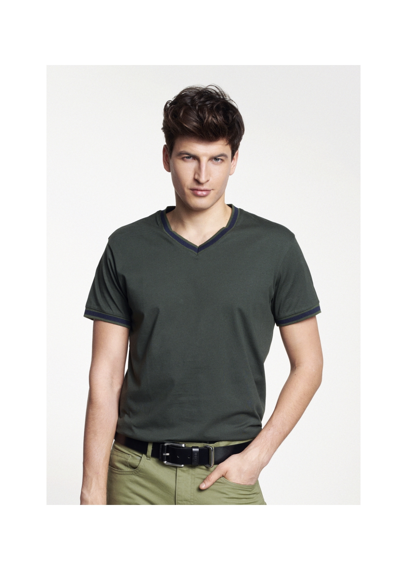 T-shirt męski TSHMT-0025-51(W21)-01