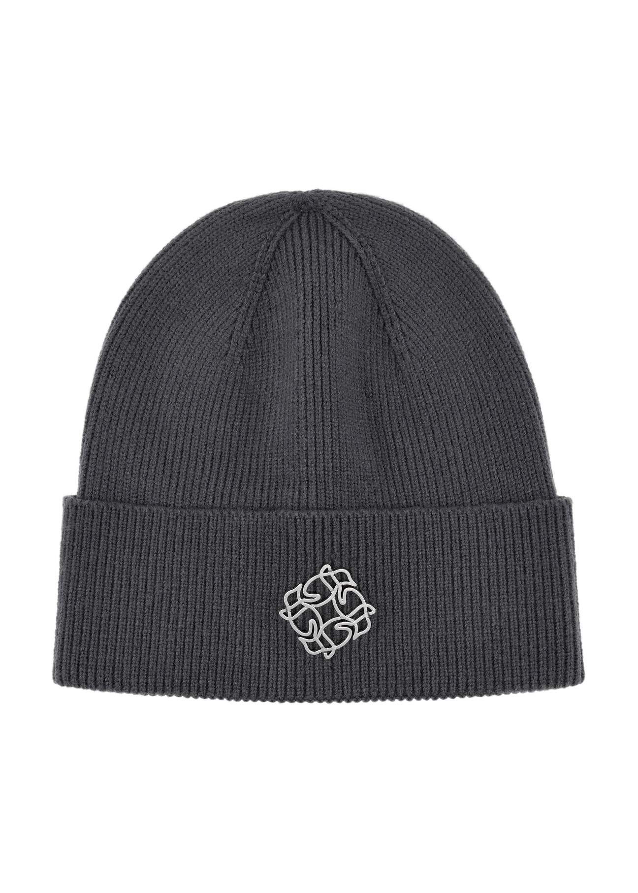 Szara czapka zimowa damska CZADT-0172-91(Z23)-02