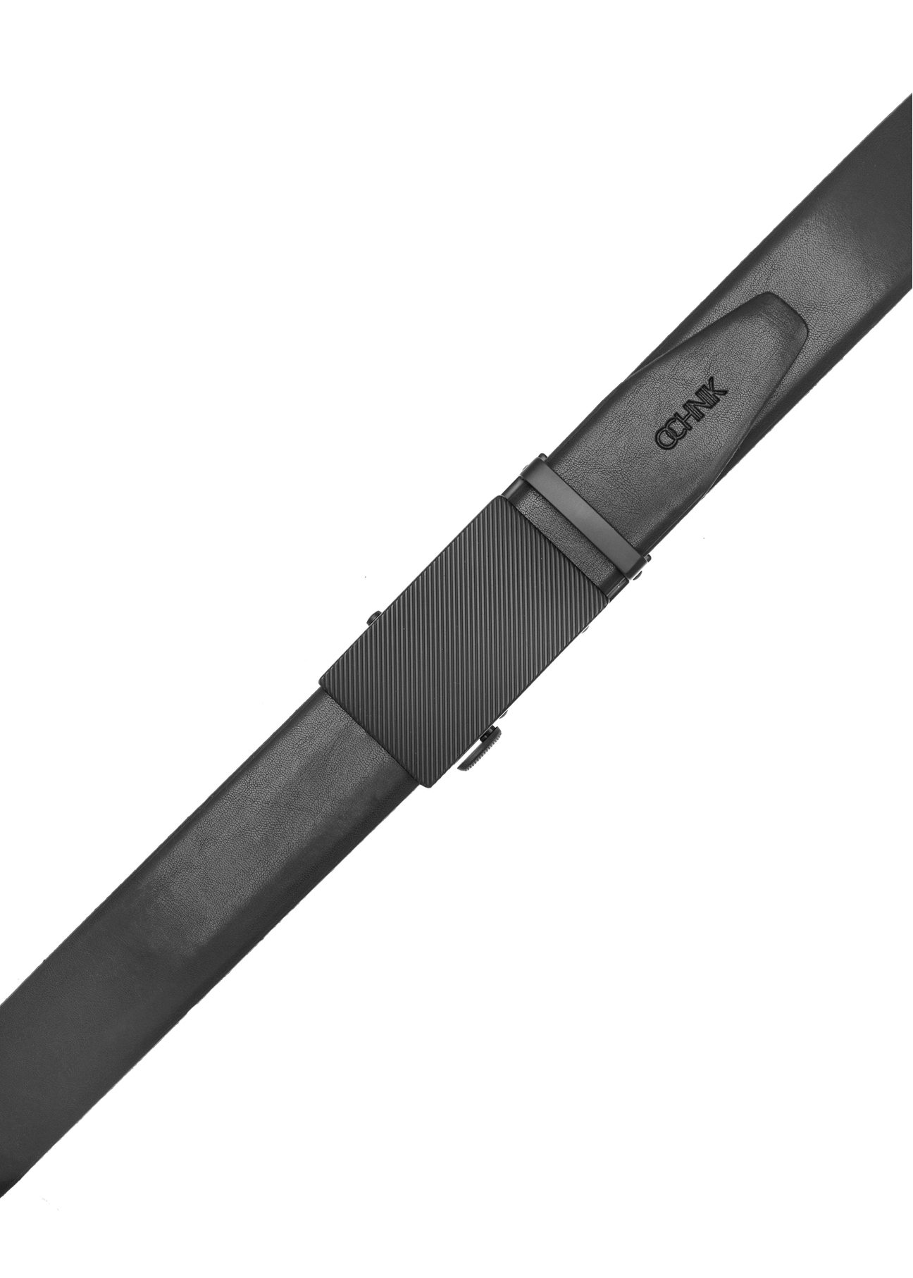 Skórzany czarny pasek męski PASMS-0269-99(W26)