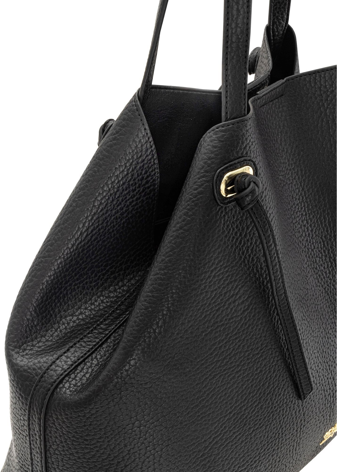 Duża czarna torebka shopper TOREC-0995A-99(Z25)
