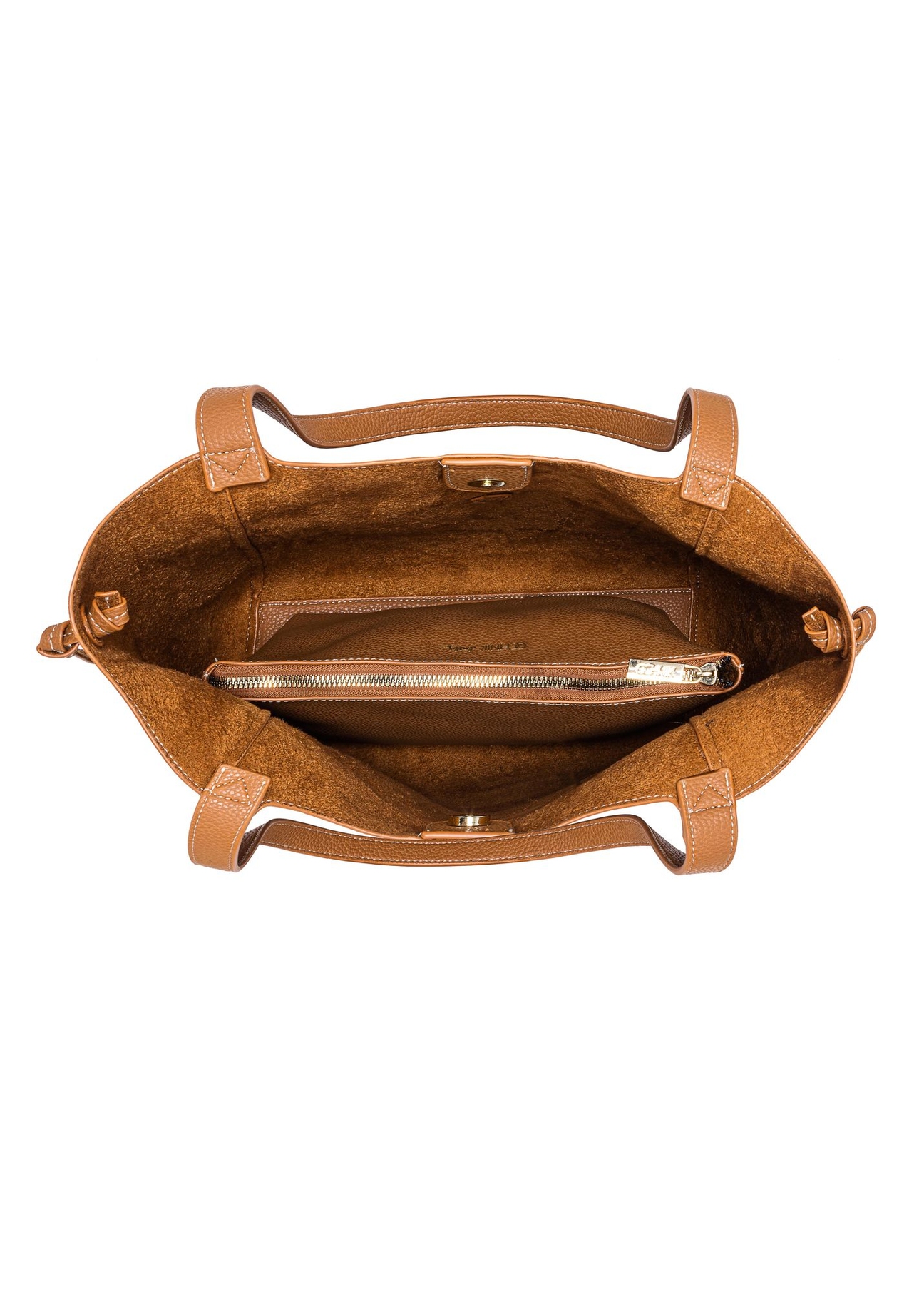 Torebka damska shopper z kosmetyczką TOREC-0751-87(W23)-06