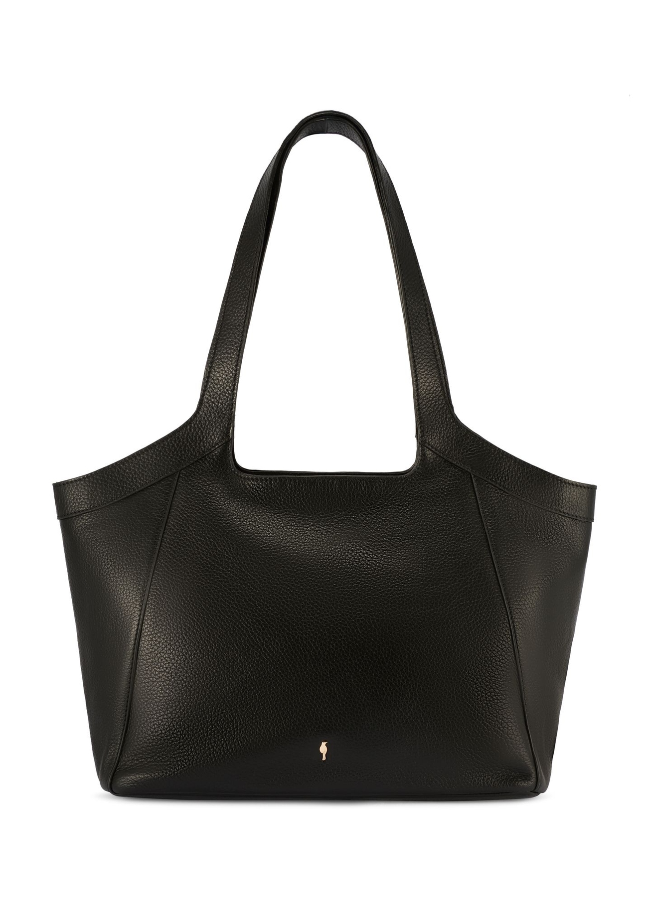 Duża skórzana torebka damska TORES-1205-9I(W26) - widok produktu z przodu, na białym tle. 