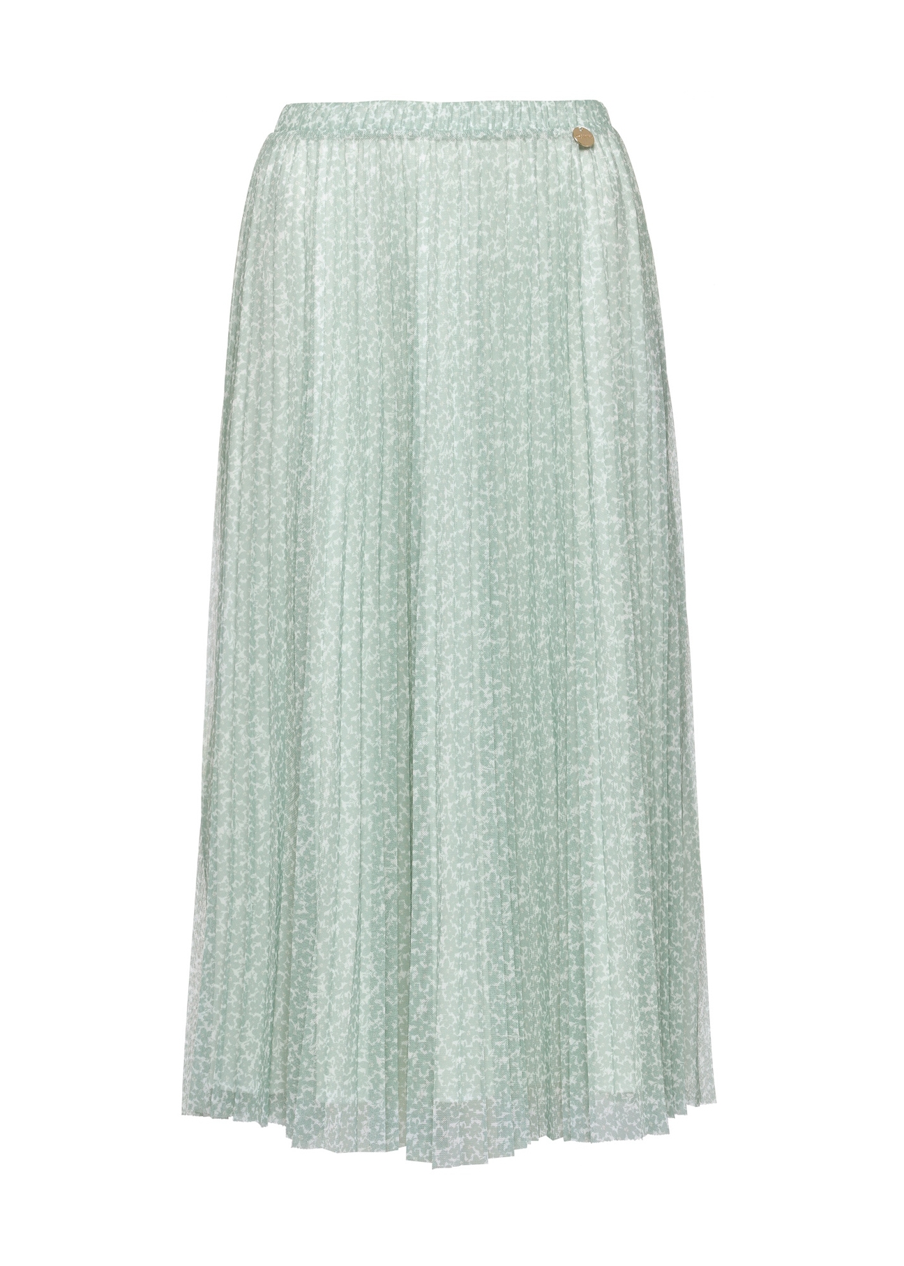 Spódnica plisowana midi w kwiaty SPCDT-0110-15(W25)-05