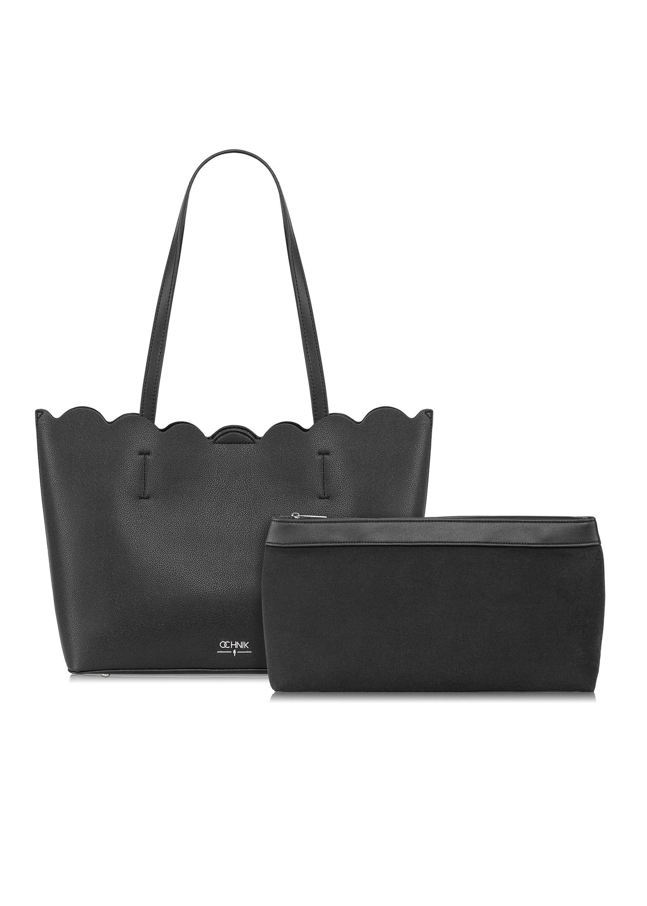 Torebka shopper z kosmetyczką TOREC-0763-99(W23)-05