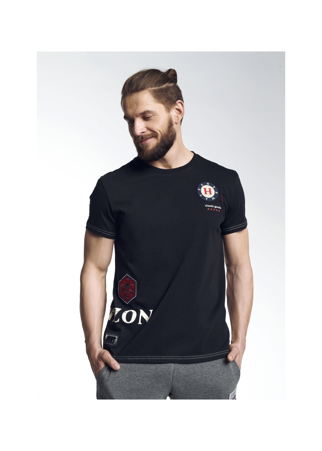 T-shirt męski TSHMT-0041-99(W21)-01