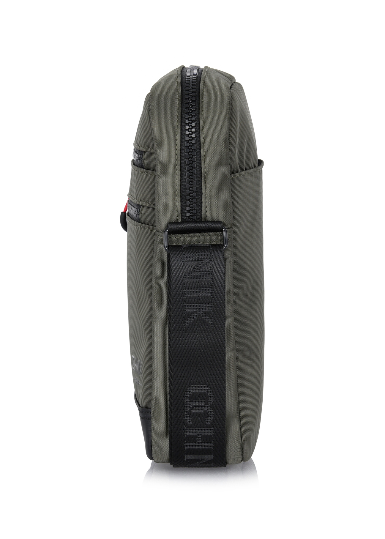 Duża listonoszka męska w kolorze khaki TORMN-0326A-55(W25)-03