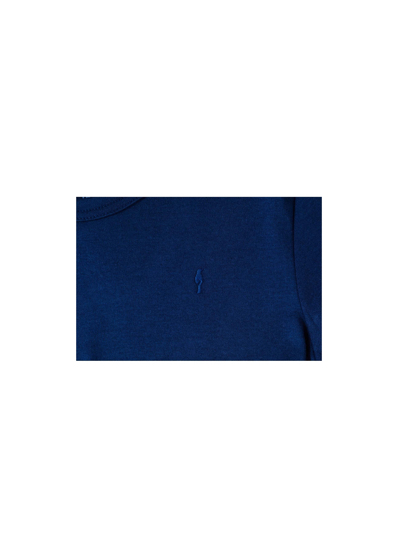 Granatowy T-shirt basic damski TSHDT-0076-69(Z21)-04
