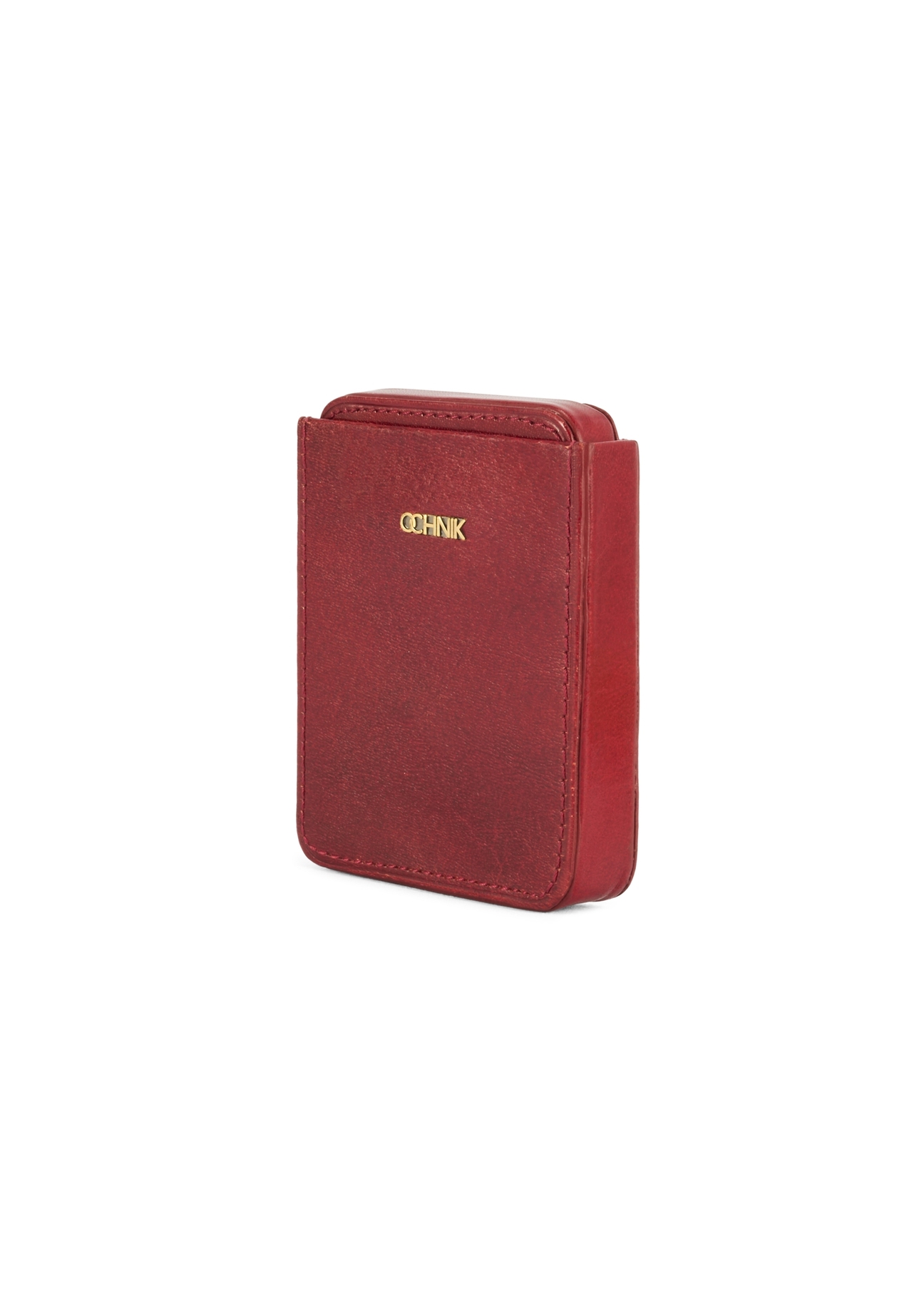 Etui na wizytówki PL-109-41(KS), widok produktu skosem na białym tle.