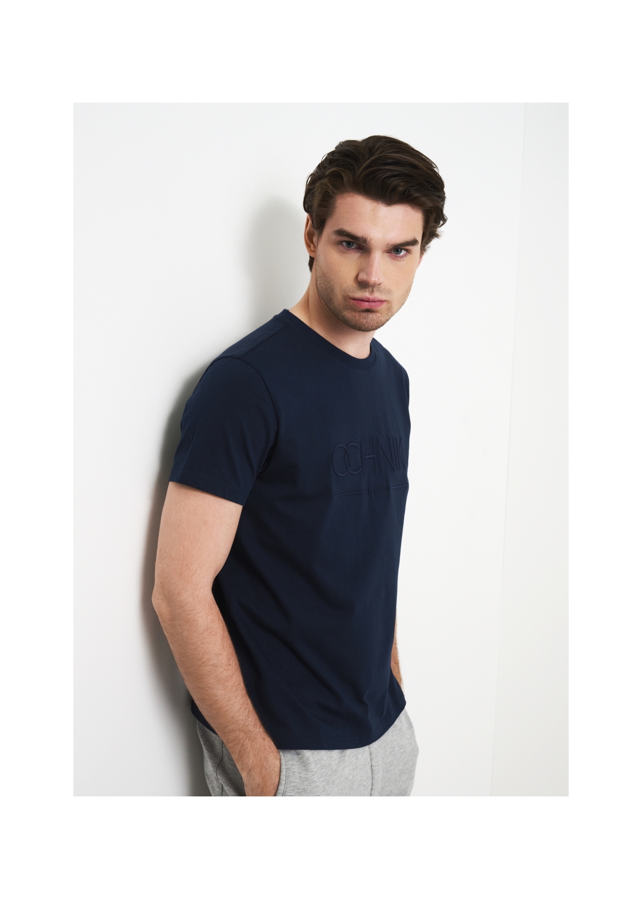 T-shirt męski TSHMT-0074-69(W22)-01