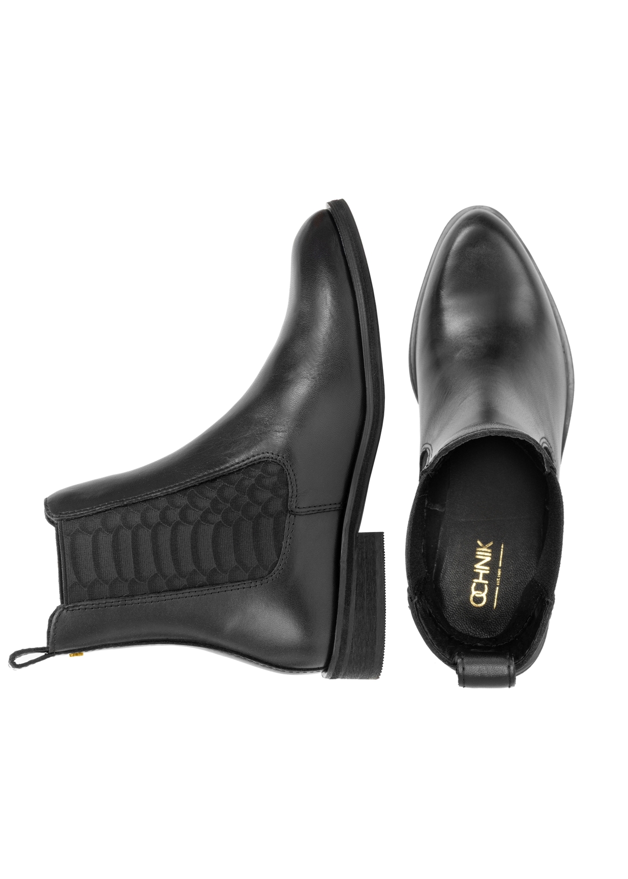 Skórzane sztyblety damskie BUTYD-1203-99(Z25)