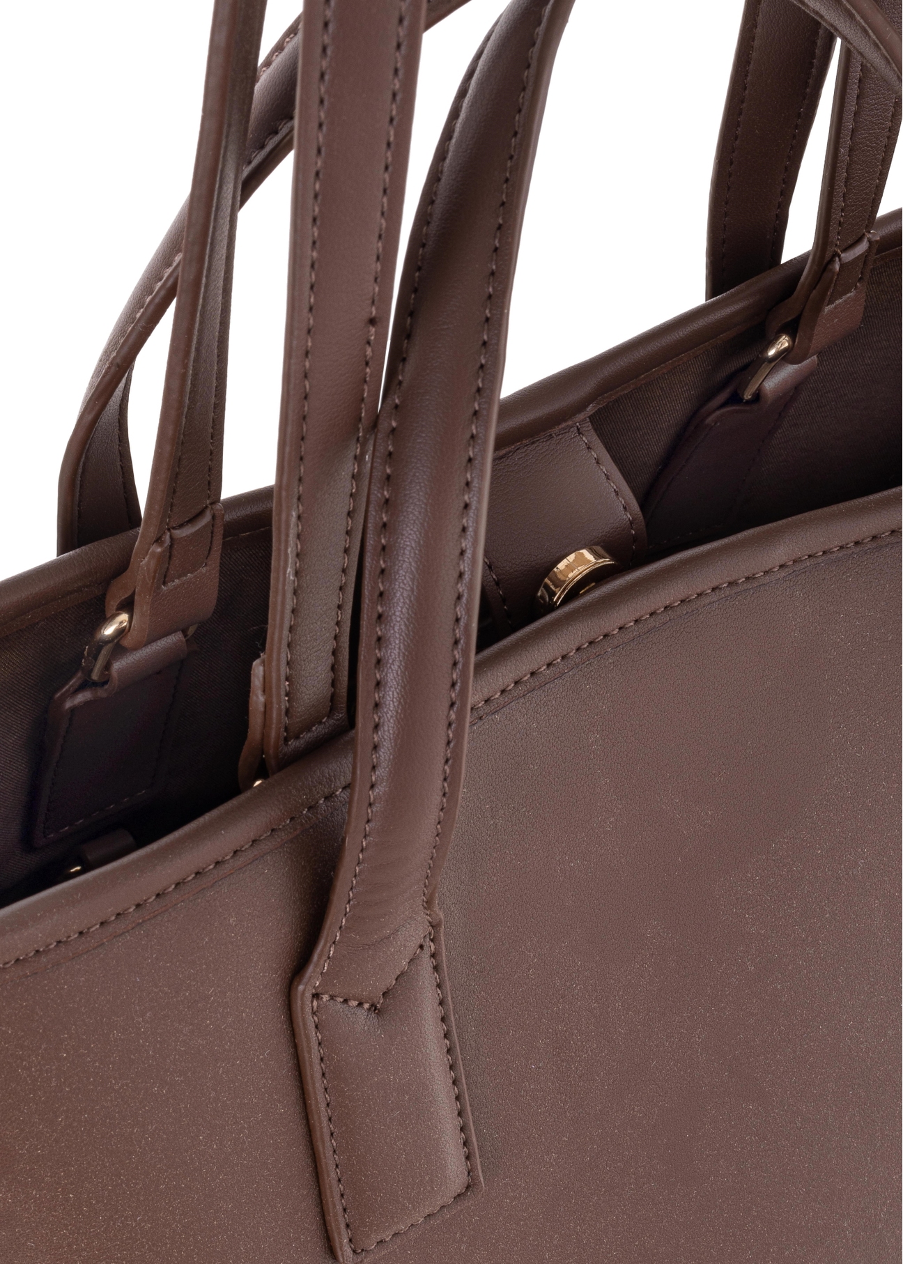 Brązowa torebka shopper damska TOREC-0907-89(W24)-08