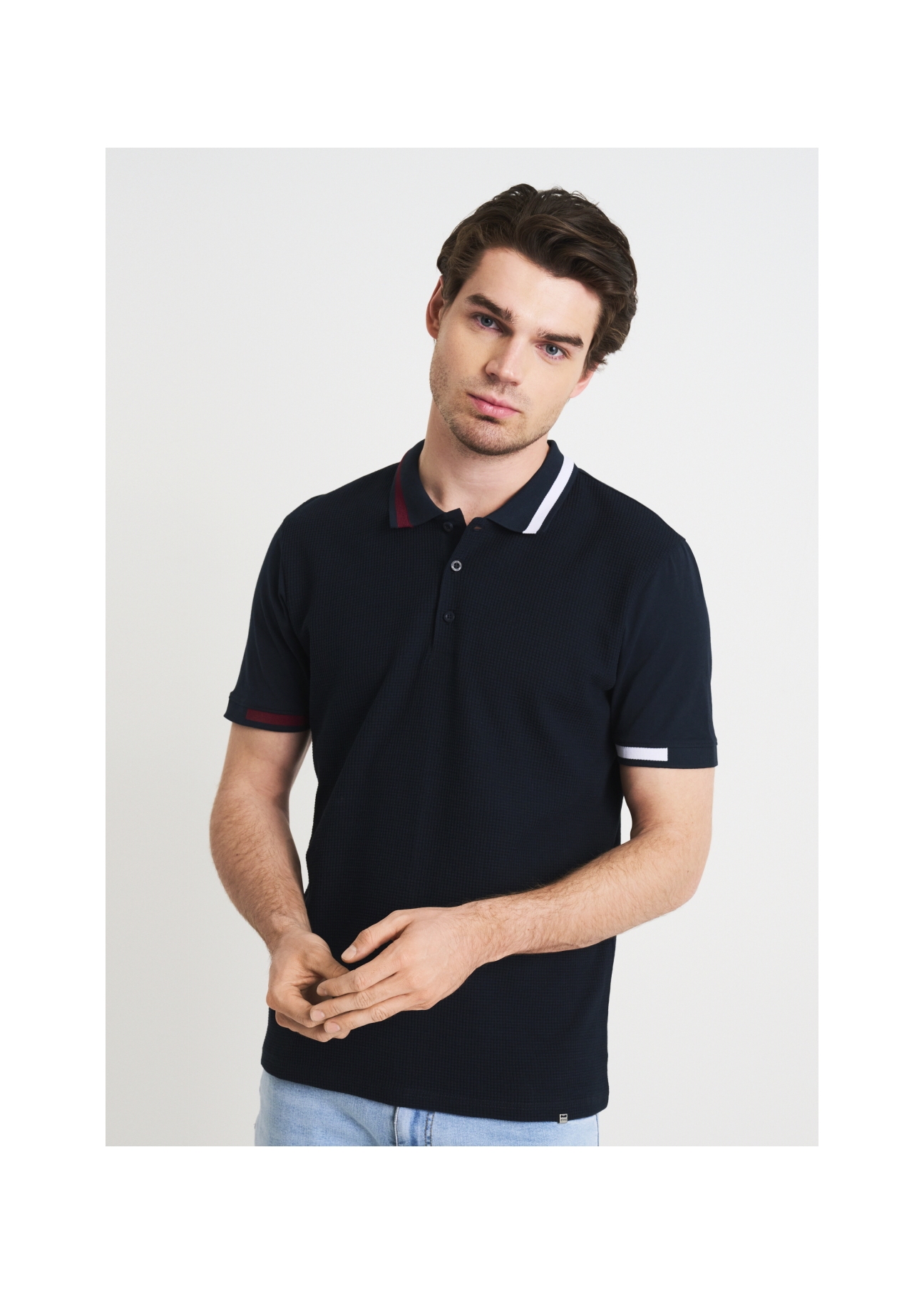 Koszulka polo POLMT-0053-69(W22)-01