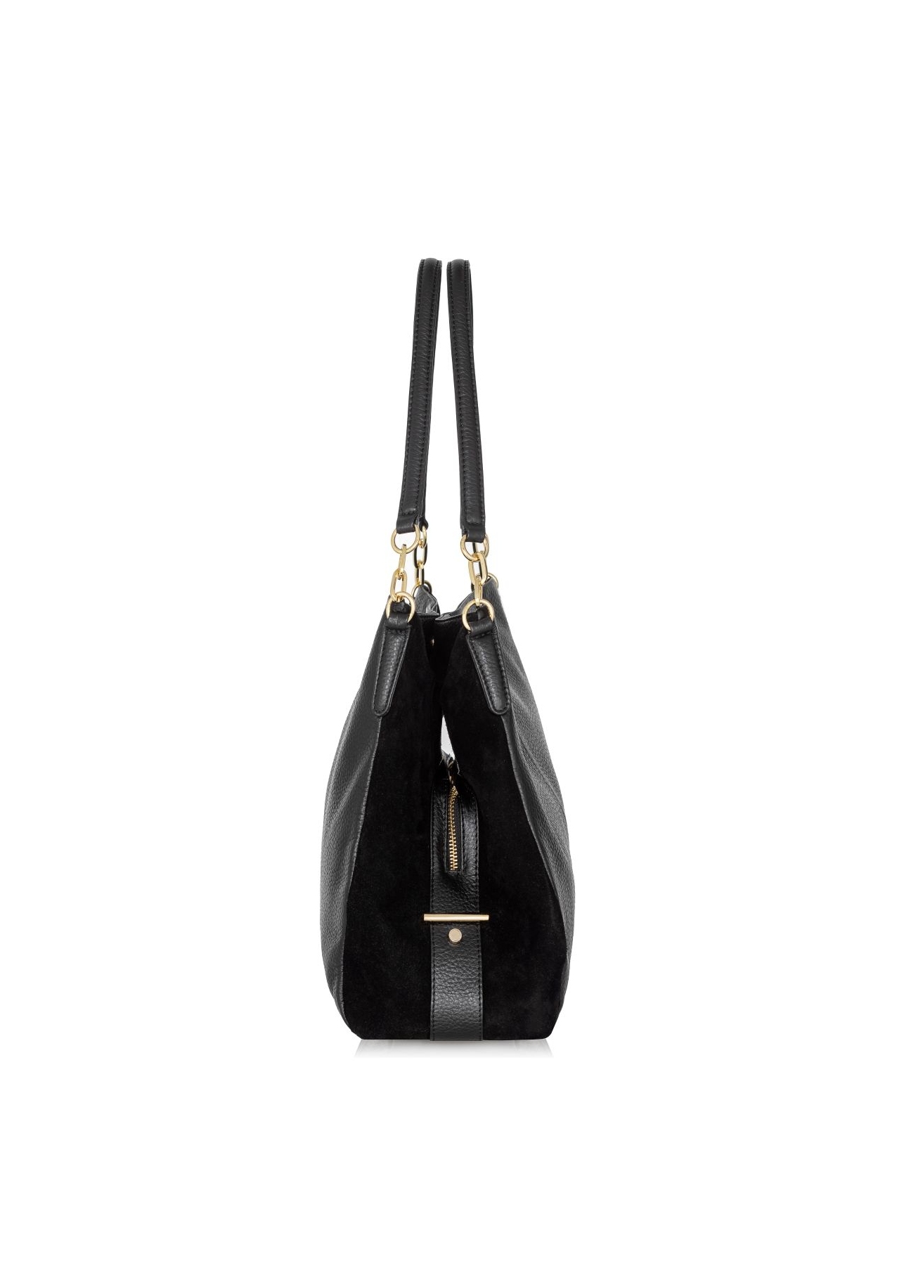 Skórzana torebka  shopper damska TORES-0636B-98(W23)-03