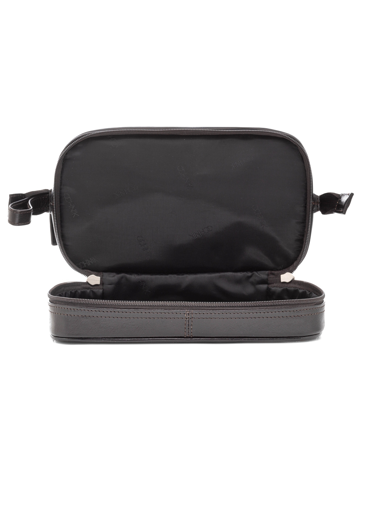Kosmetyczka męska z połyskiem TORMS-0479-99(Z25), widok produktu w środku na białym tle.