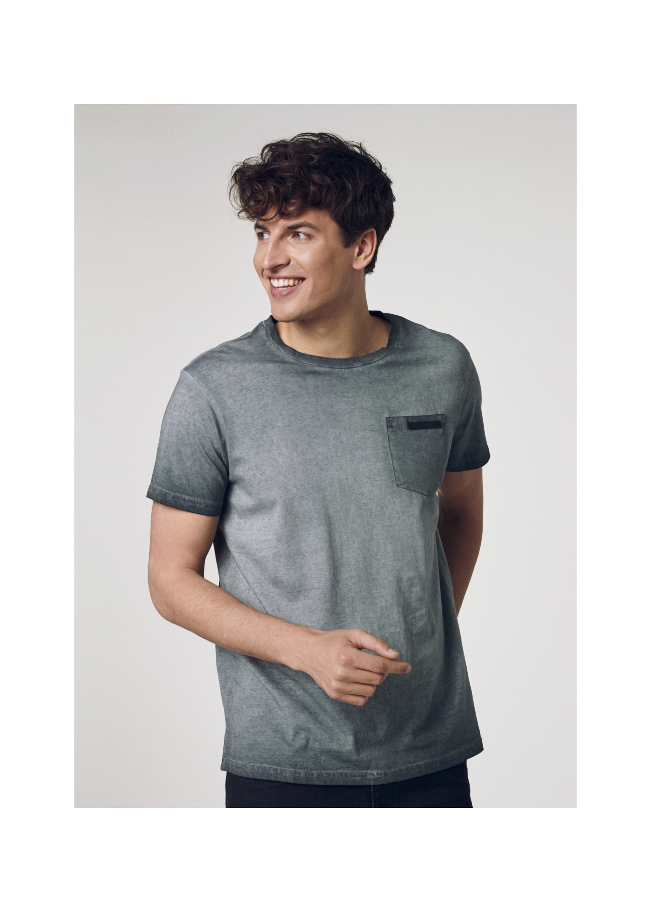 T-shirt męski TSHMT-0055-51(W21)-01