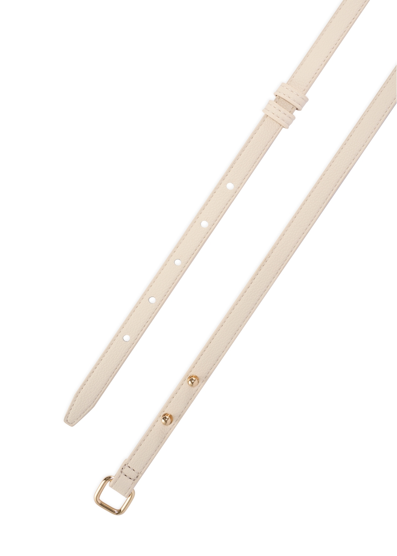 Biała torebka damska na ramię TOREC-1231-0B(W26) - widok produktu z góry, na białym tle.